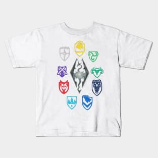 Skyrim's Holds Kids T-Shirt